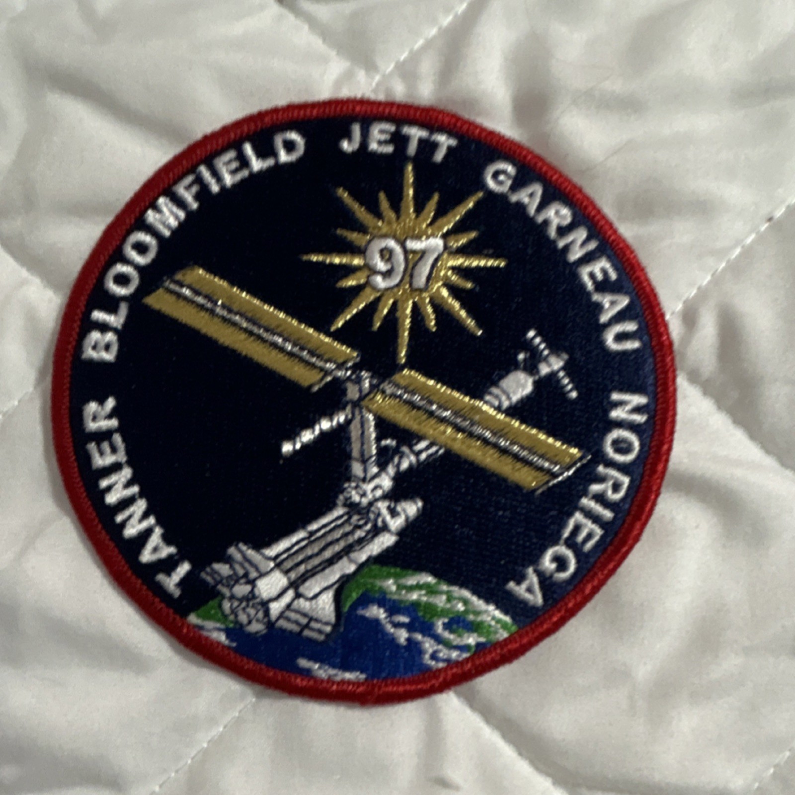 NASA Space Shuttle Mission 97 Patch Tanner Bloomfield Jett Garneau