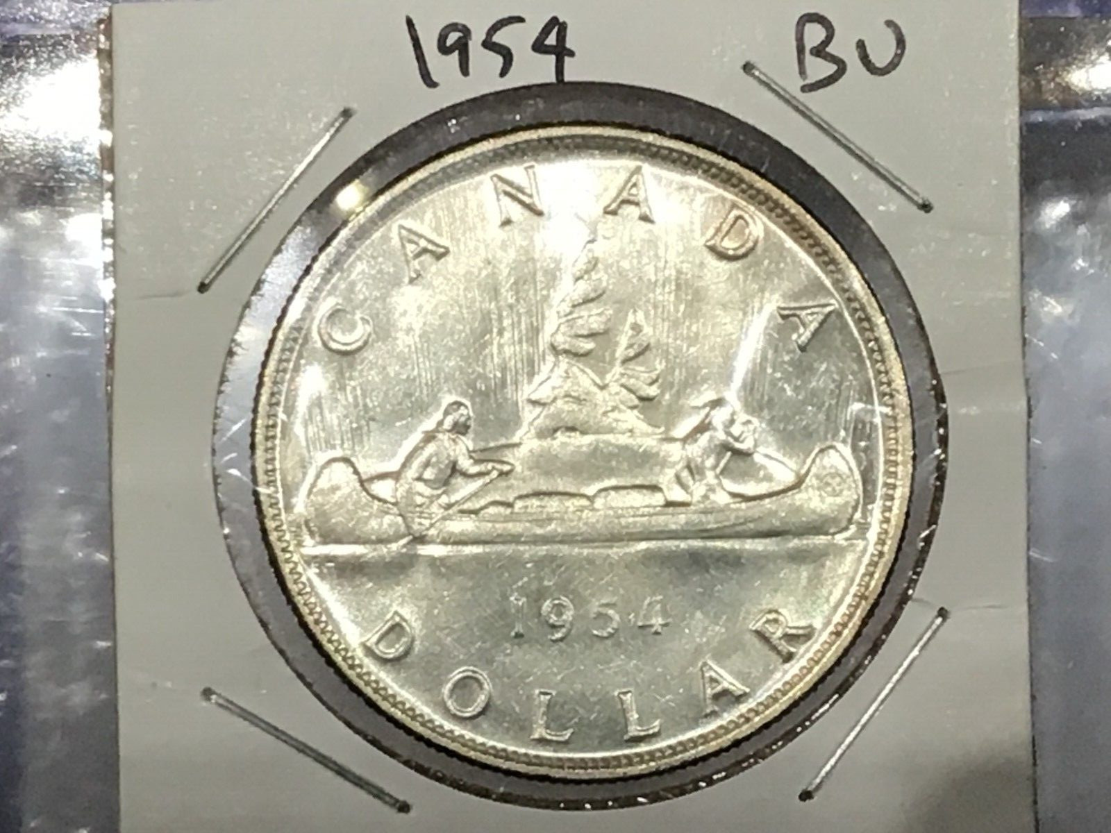 1954 Canada Silver Dollar BU   B1117