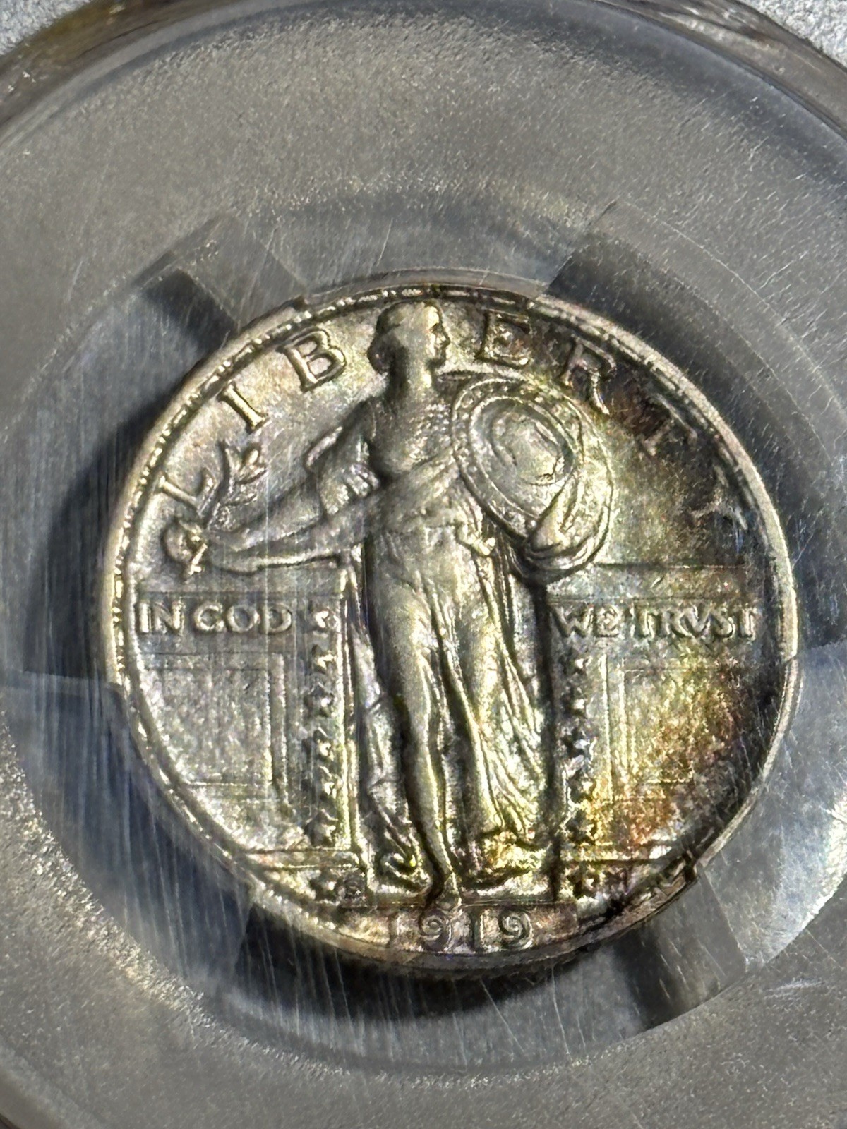 1919-S  .25  PCGS  AU 50  Standing Liberty Quarter
