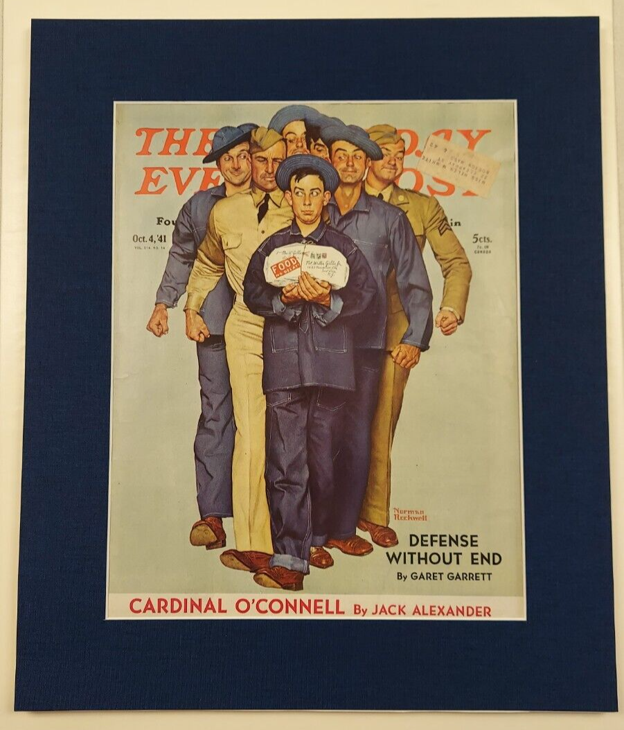 Orig Complete Saturday Evening Post Oct. 4, 1941 Willis Gillis Package From Home