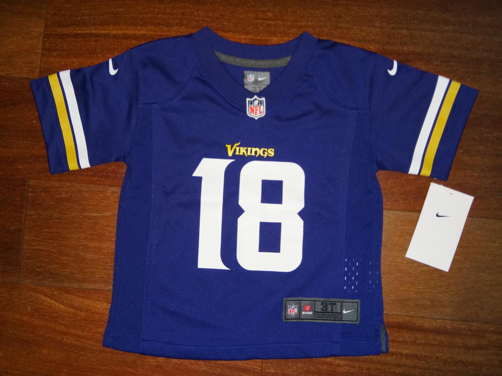 Toddlers 2T-4T Nike Justin Jefferson Minnesota Vikings Team Color Game Jersey