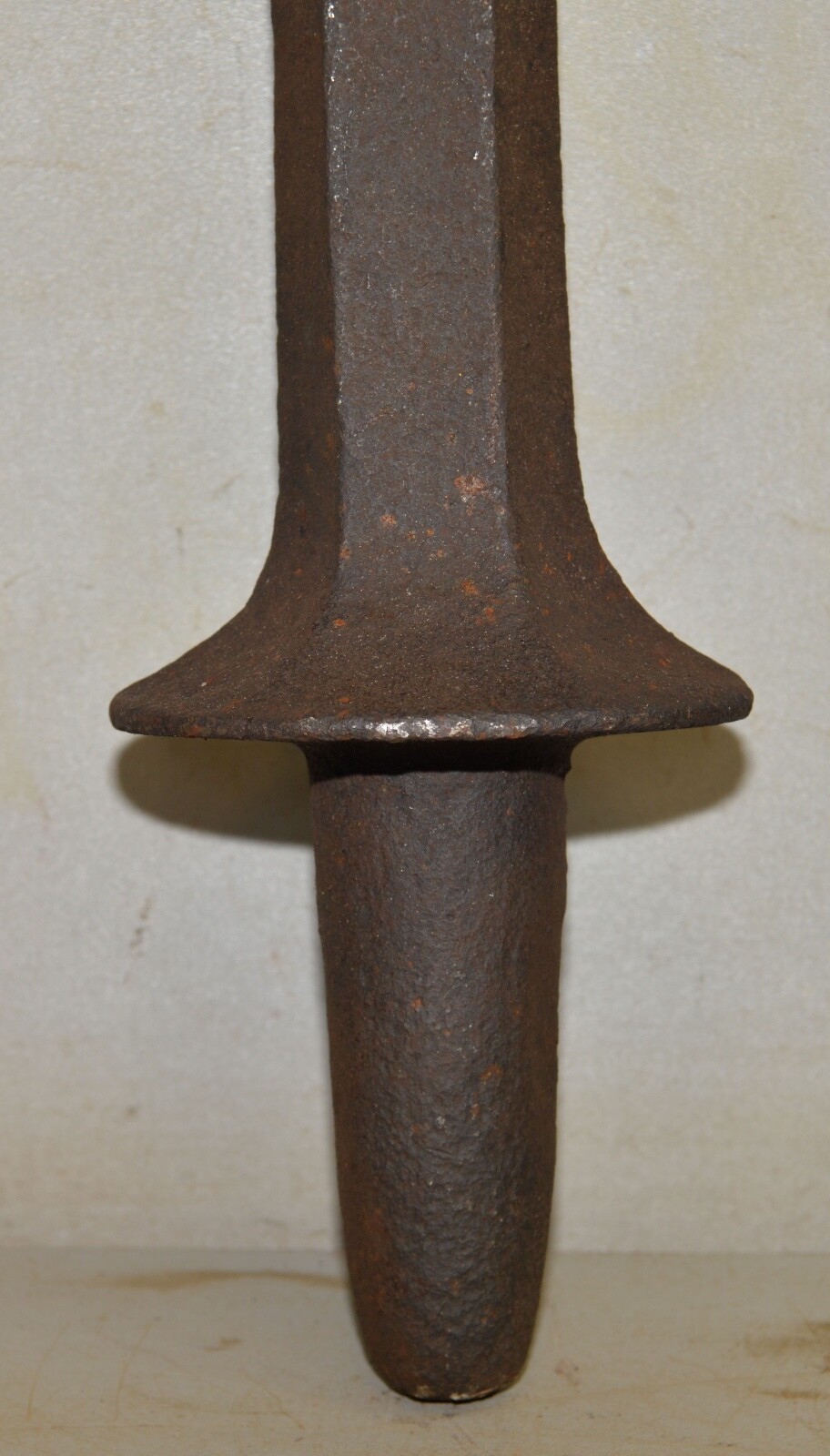 German hand forged 47 lb shield anvil blacksmith primitive stake Bickern tool