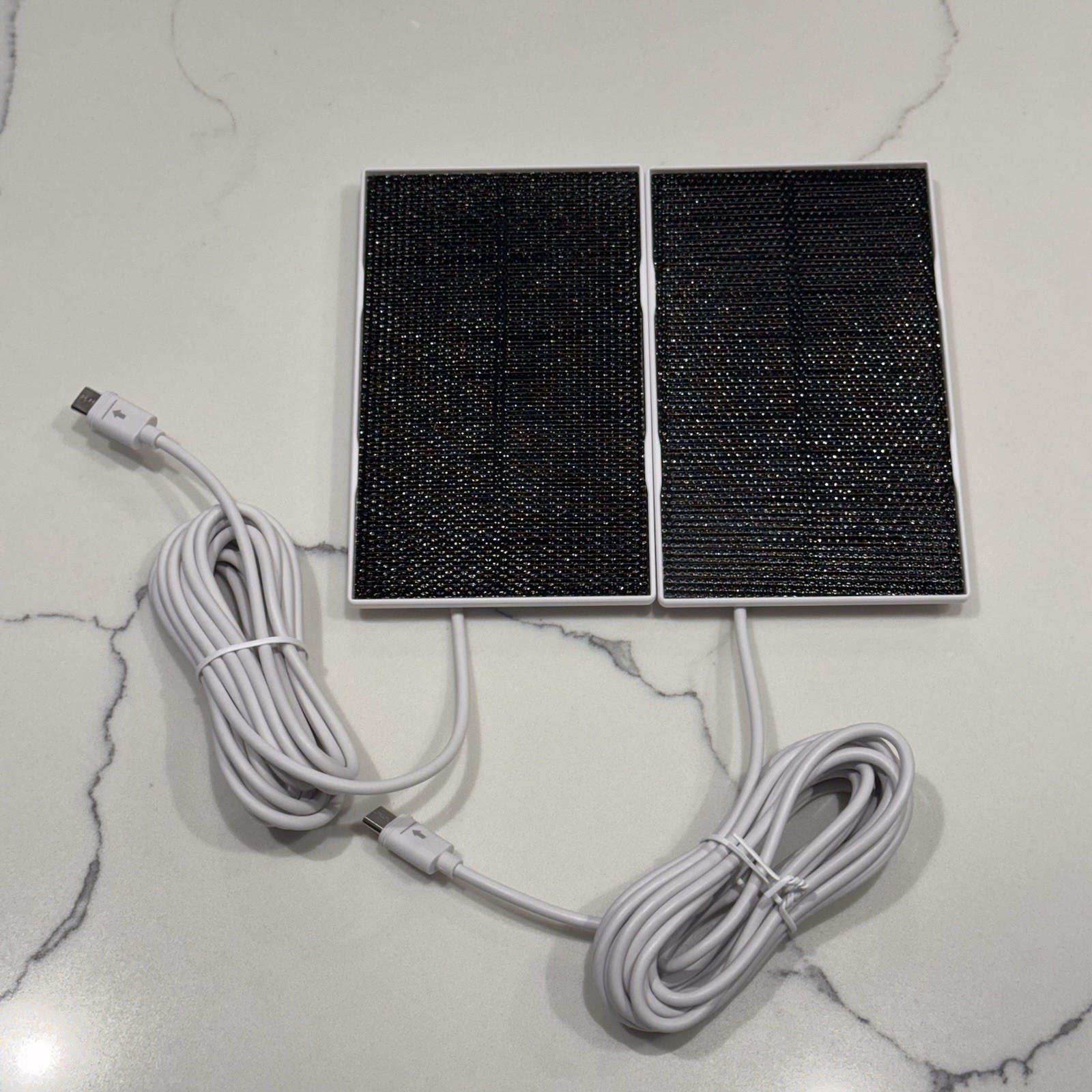 (2)AOSU SolarCam Pro/Max Replacement Solar Panel ONLY 2K/5MP Security Cameras