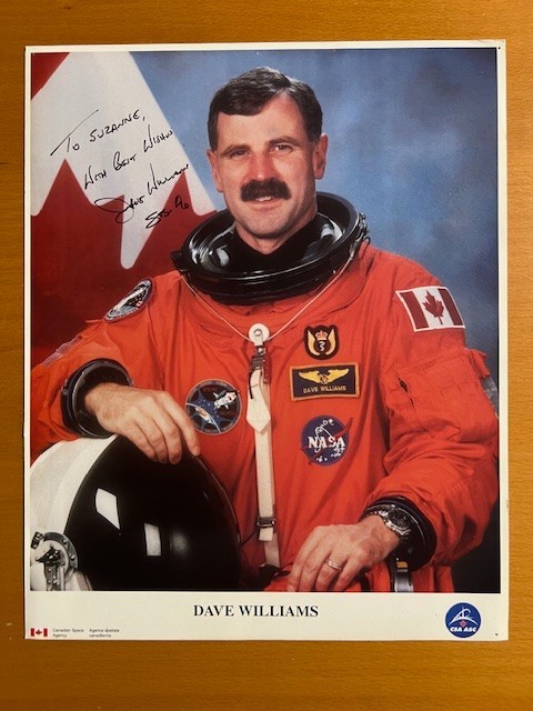 NASA - DAFYDD "DAVE" R. WILLIAMS - Autographed NASA Photograph - STS Astronaut