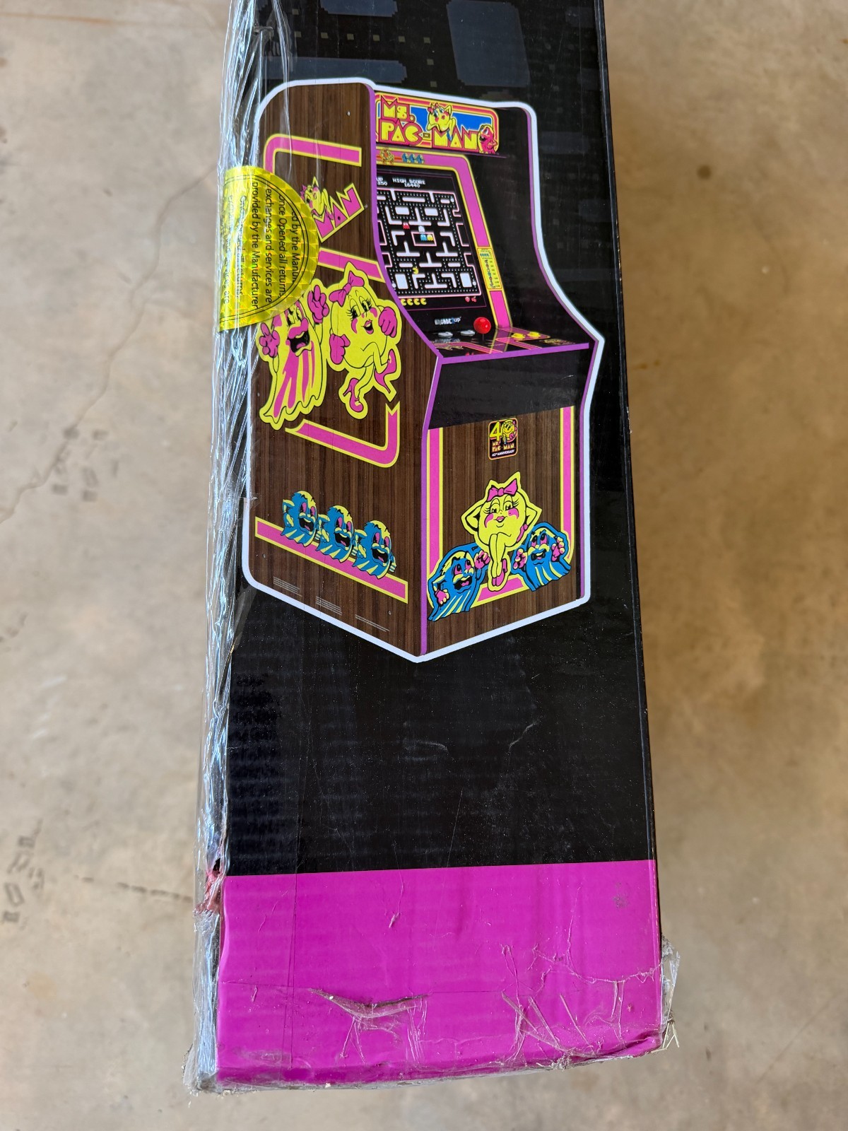Arcade1up Ms Pac Man 40th Anniversary Edition New In The Box