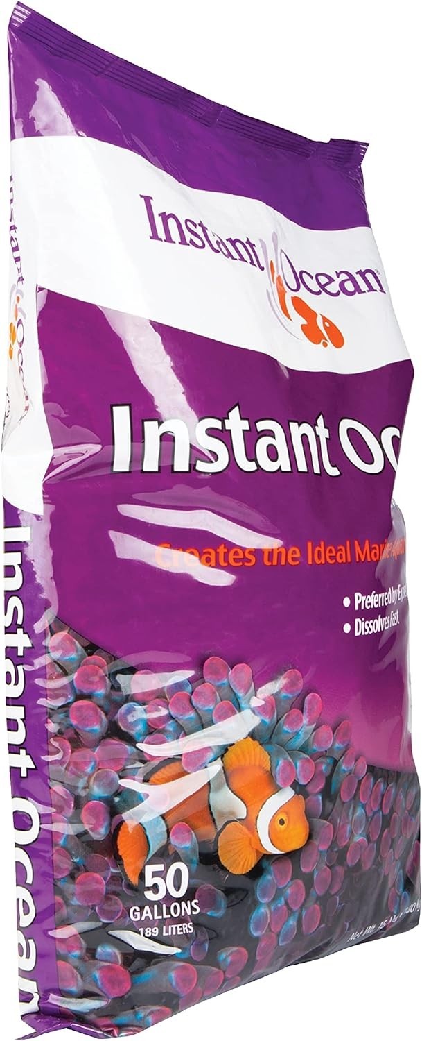 Sea Salt 50 Gallons, For Marine Aquariums, Fast Dissolving