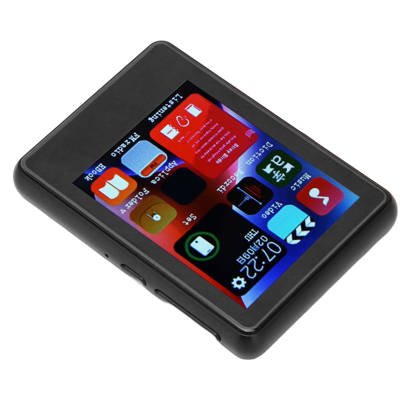 MP3 Player Bluetooth 5.0 Support FM Radio 2.4inch Full Touch Screen HD Nois BGDV