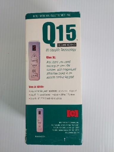 International Electronics SF-Cure keypad Q15