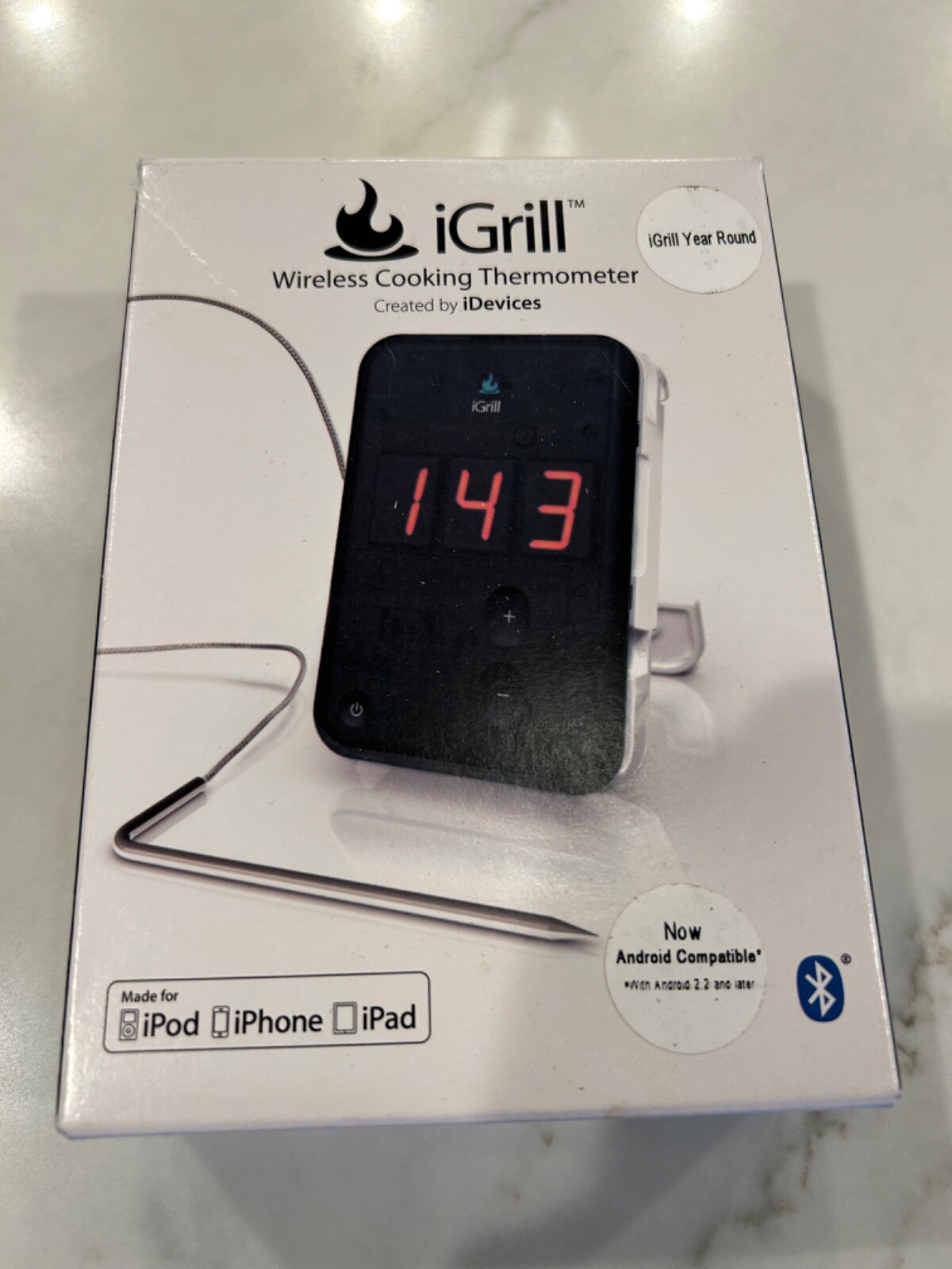 iGrill by iDevices Wireless Cooking Thermometer - iphone/ipad/ipod Bluetooth NEW