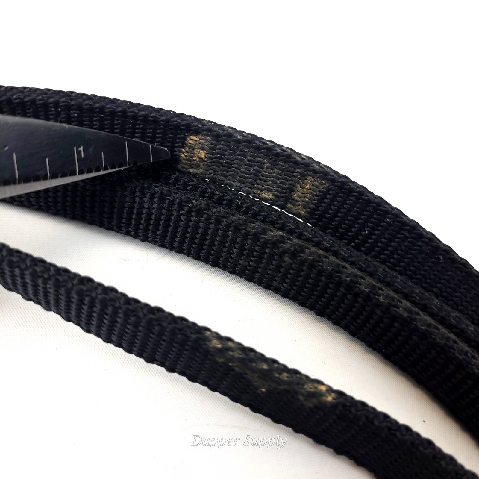Weaver Leather Reins Split Black Maui Overlay
