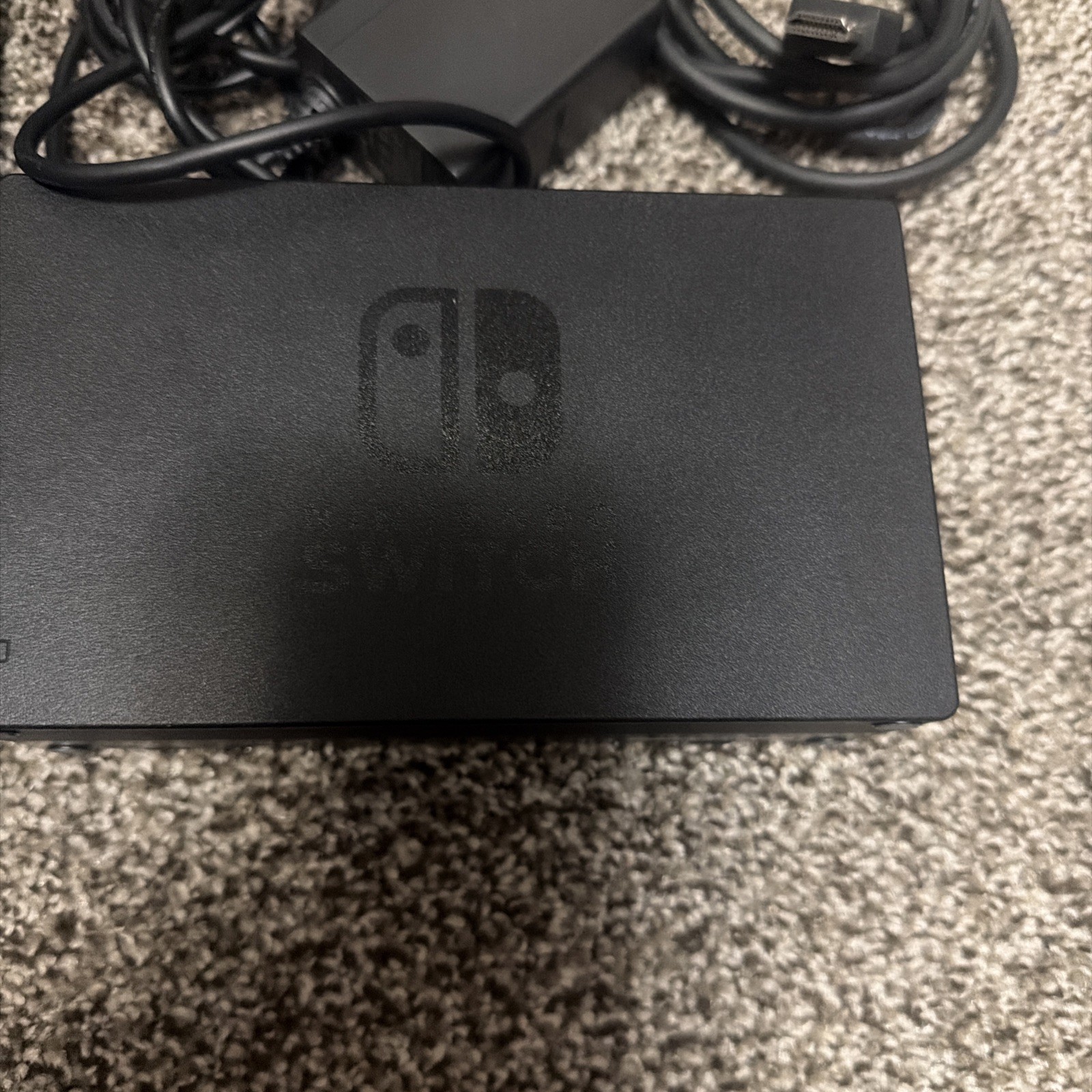 Genuine Nintendo Switch Charging Dock BUNDLE ( HAV-007 ) + Cords & Extra