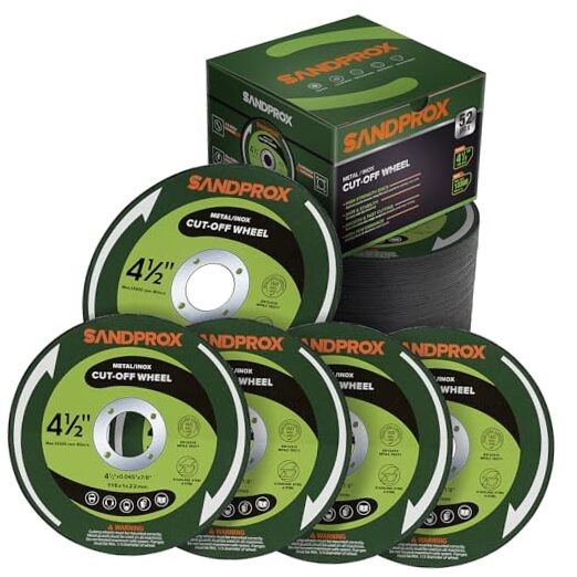 52 Pack Cut Off Wheel 4 1/2 x 7/8 Inch Cutting Wheel for Angle 4.5 inch 52PCS