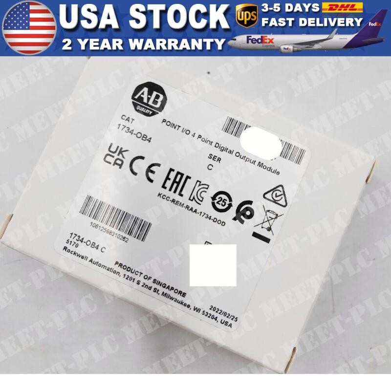 NEW Allen-Bradley 1734-OB4 POINT I/O 4 Point Digital Output Module US Free Tax