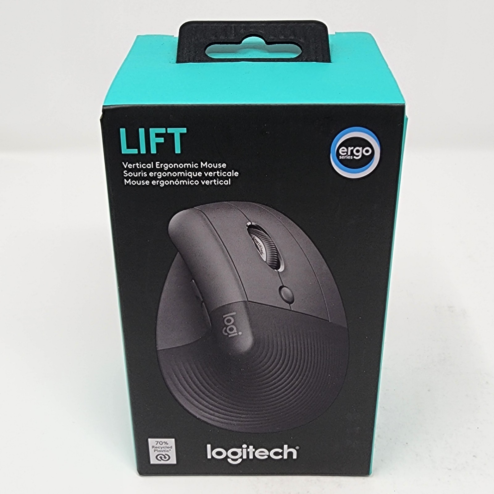 Logitech Lift Bluetooth Wireless Mouse Black Ergonomic 910-006466 Fast Shipping