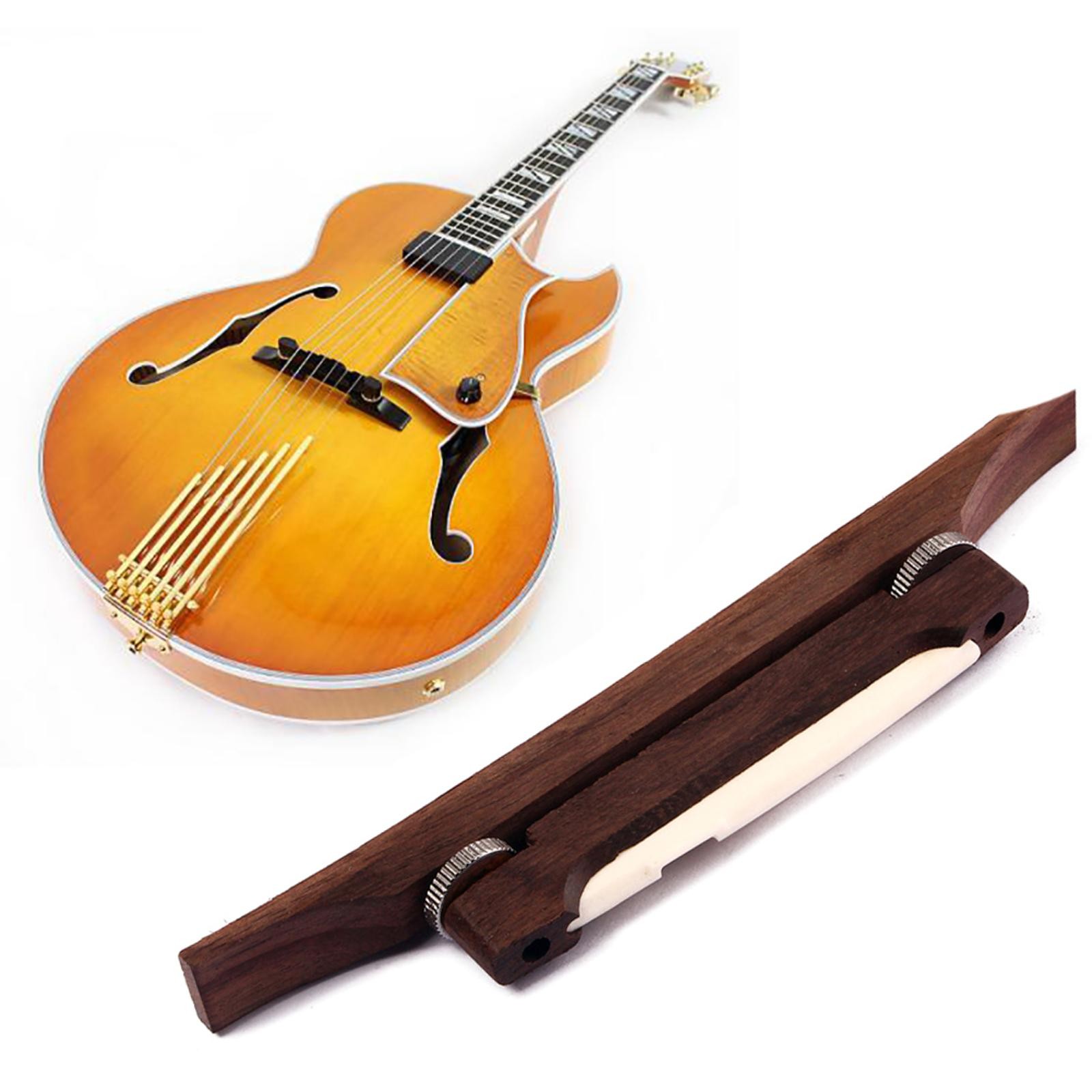 Guitar Mandolin Luthier Jazz Nickle Plated Alloy Hardware Rosewood Bridge Tool