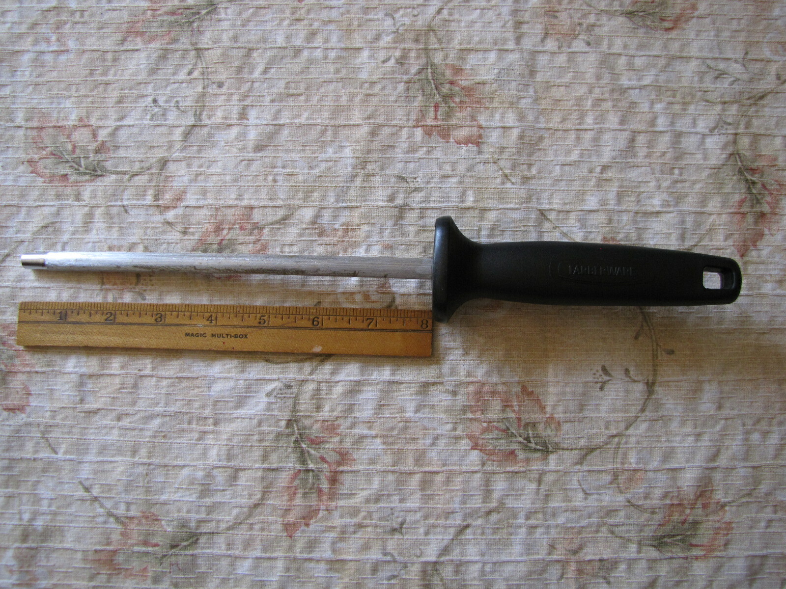 Kitchen Knife Sharpener FARBERWARE 13" - w 8" Sharpening Steel Rod - Pre Owned