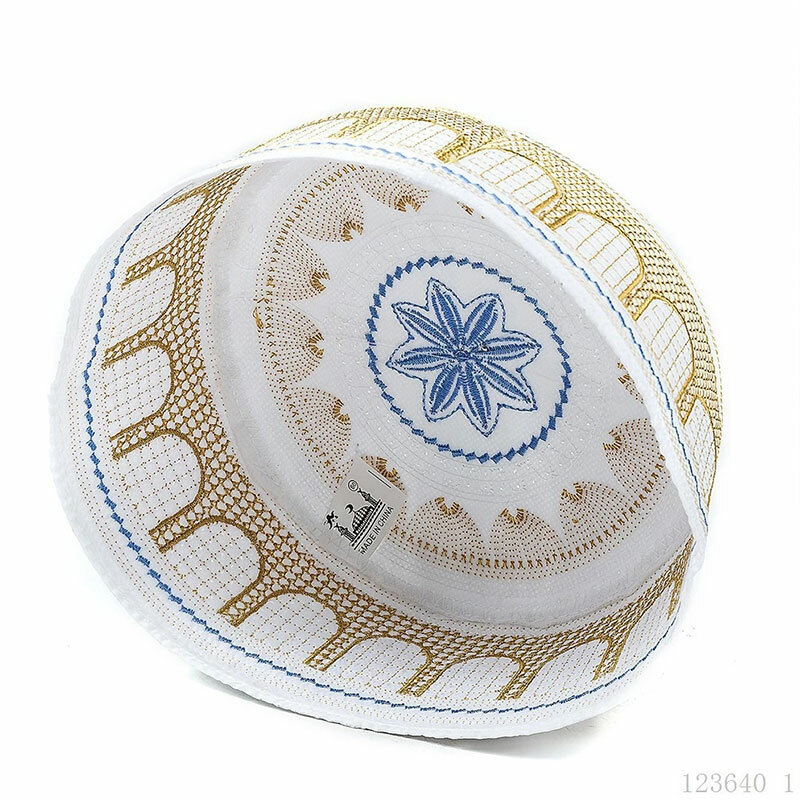 Men Skull Cap Muslim Islamic Prayer Hat Kufi Head Wear Ramadan Praying Scarf New