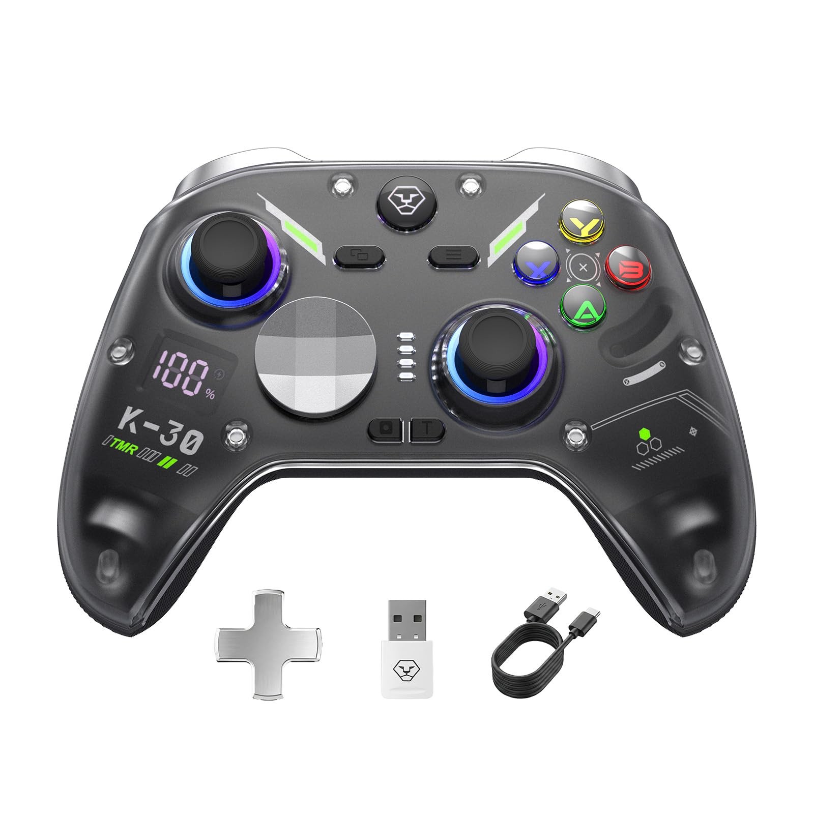 Aolion K30 Wireless: Multi-Platform Zero Drift, Hall Effect, Custom Buttons, RGB
