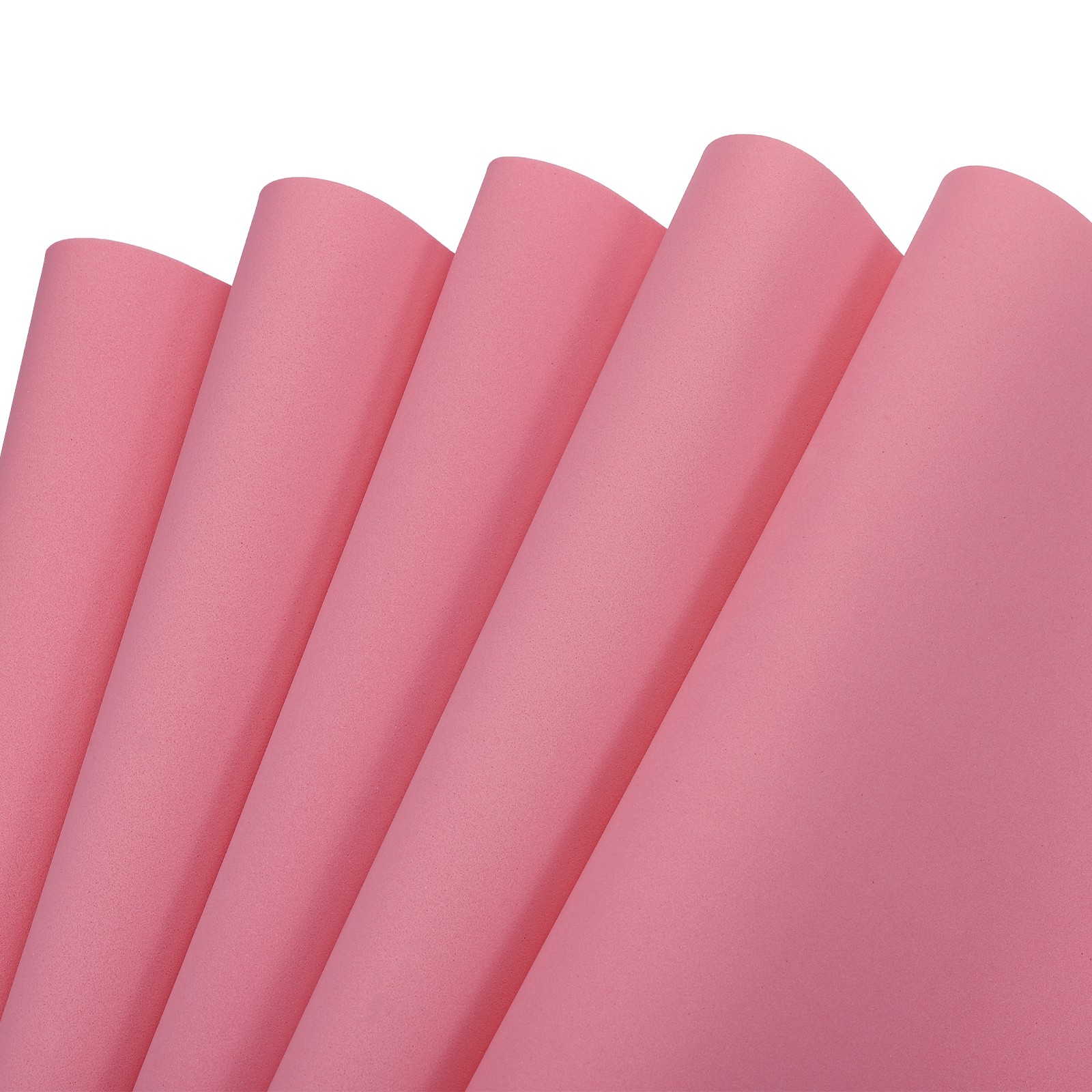 EVA Foam Sheets Pink 19.7 Inch x 19.3 Inch 1mm Thick Crafts Sheets 5Pcs