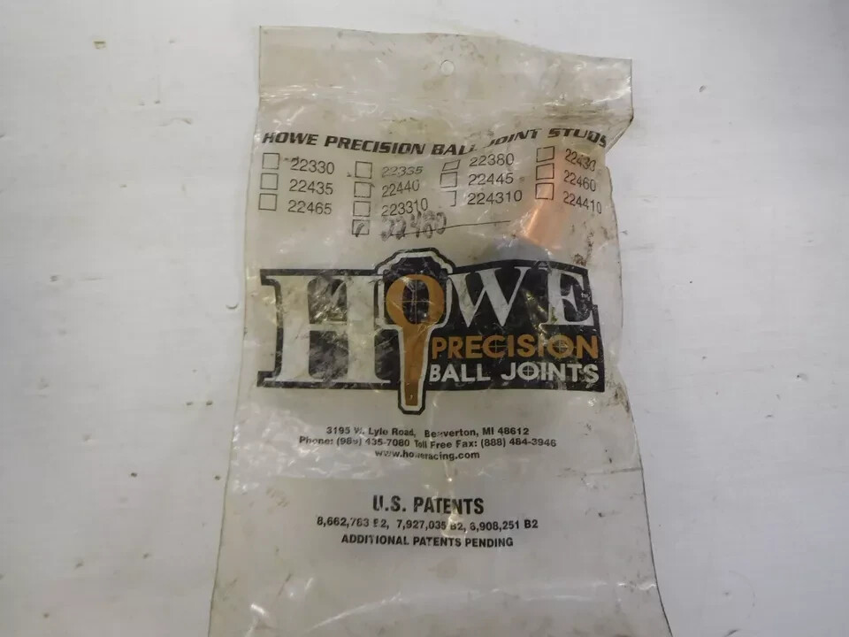 NEW Howe Precision Lower Ball Joint Stud 22480 Wissota IMCA UMP Race Car