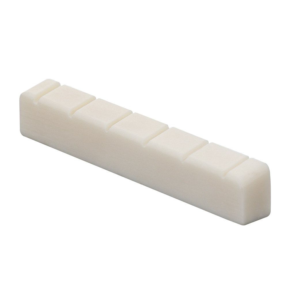 Left handed Bone 6 String Slotted Nut For Classic Guitar Accessories52x6x9-8.5mm