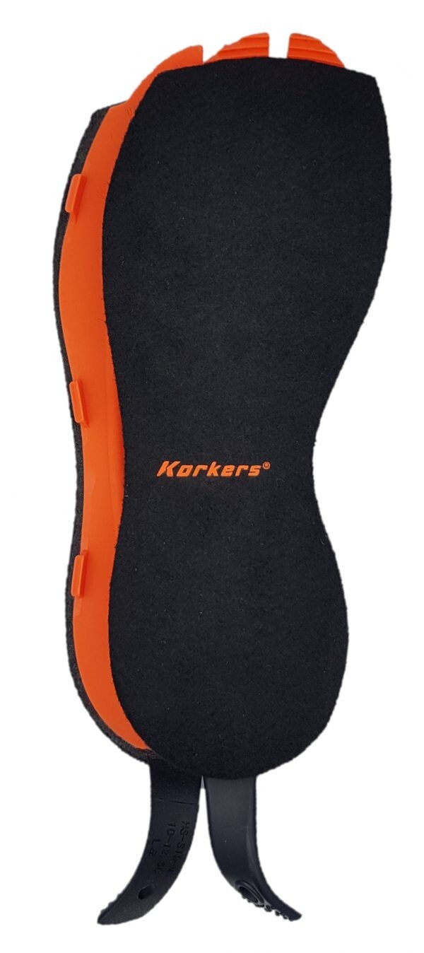 Korkers OmniTrax v3.0 sole Felt, Size 5, Black