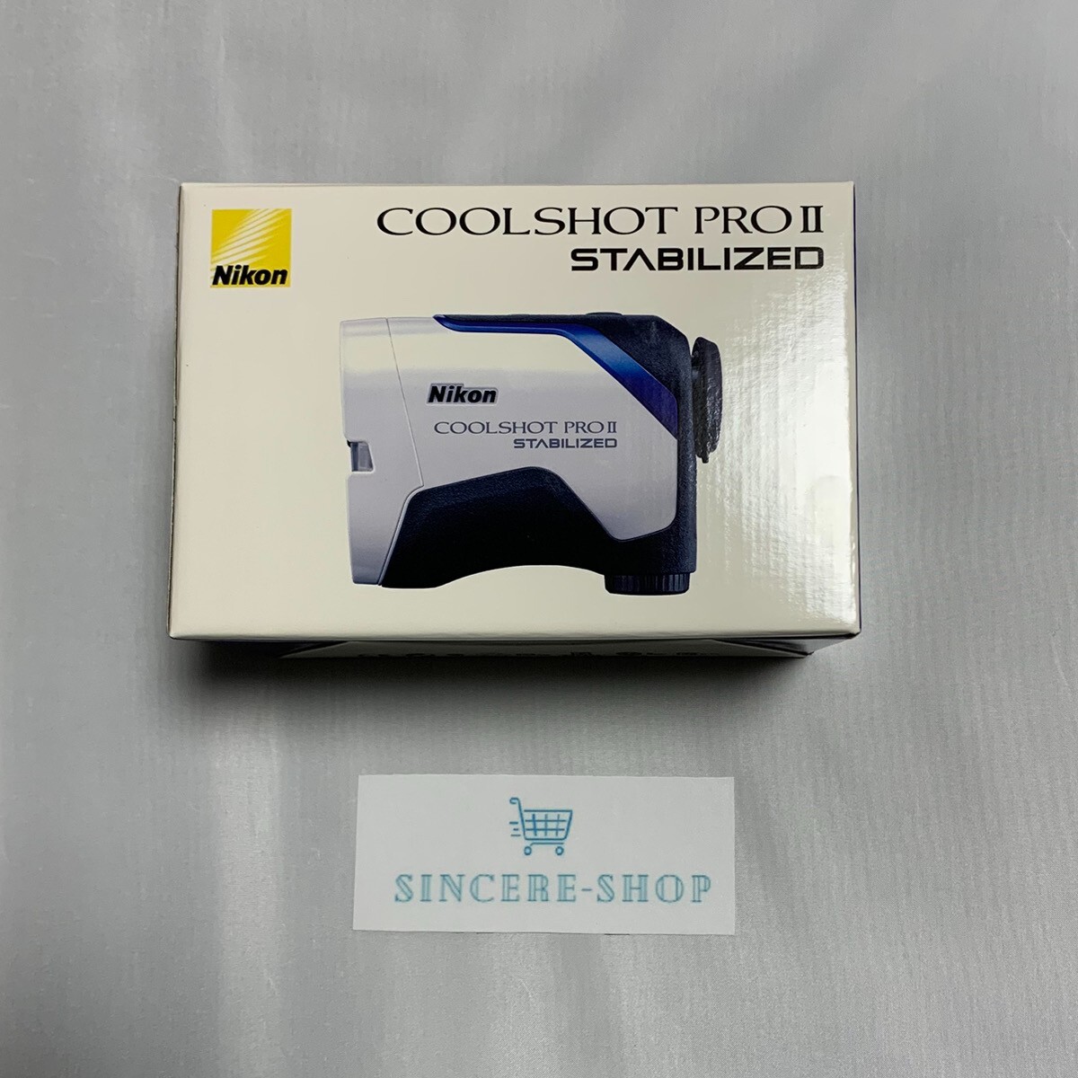 Nikon COOLSHOT Pro II Stabilized Golf Laser Rangefinder White Black Japan