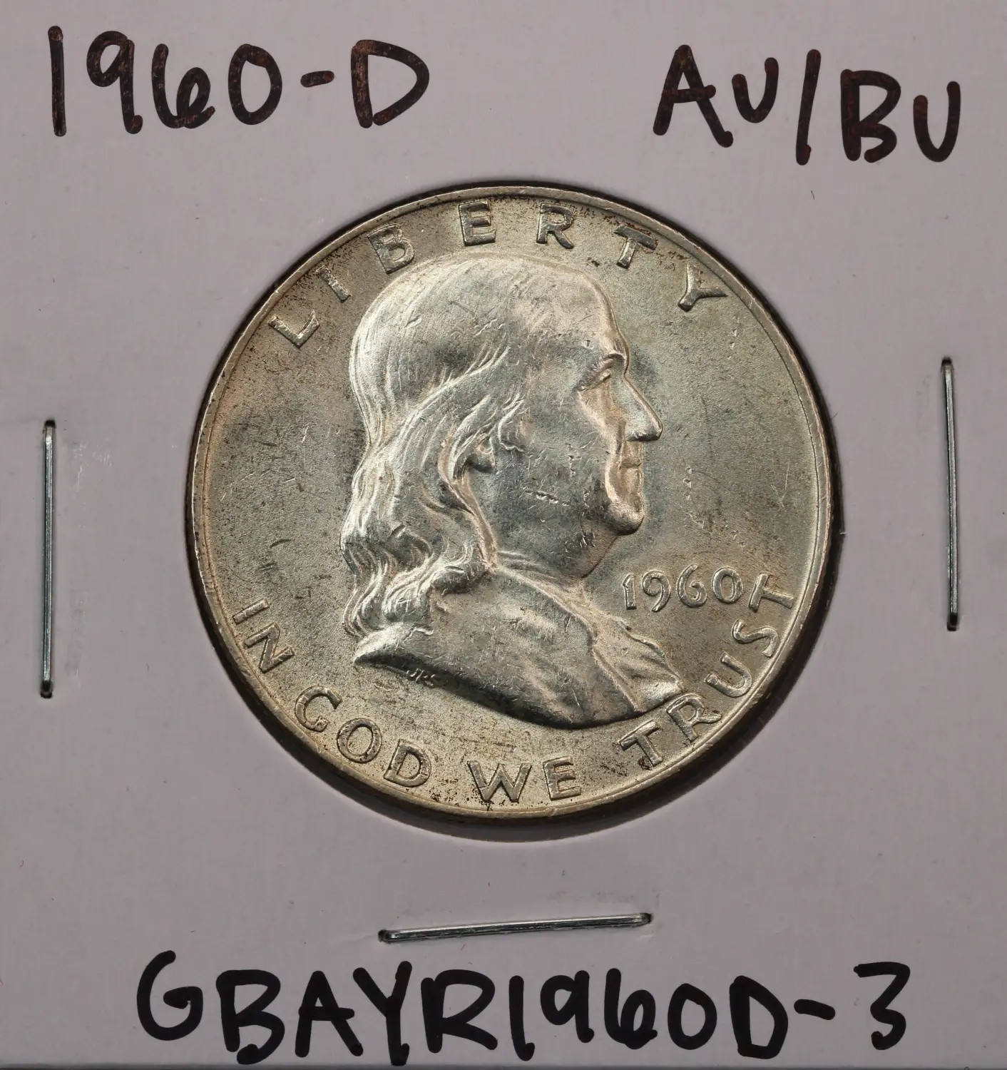 1960-D Franklin Half Dollar AU/BU