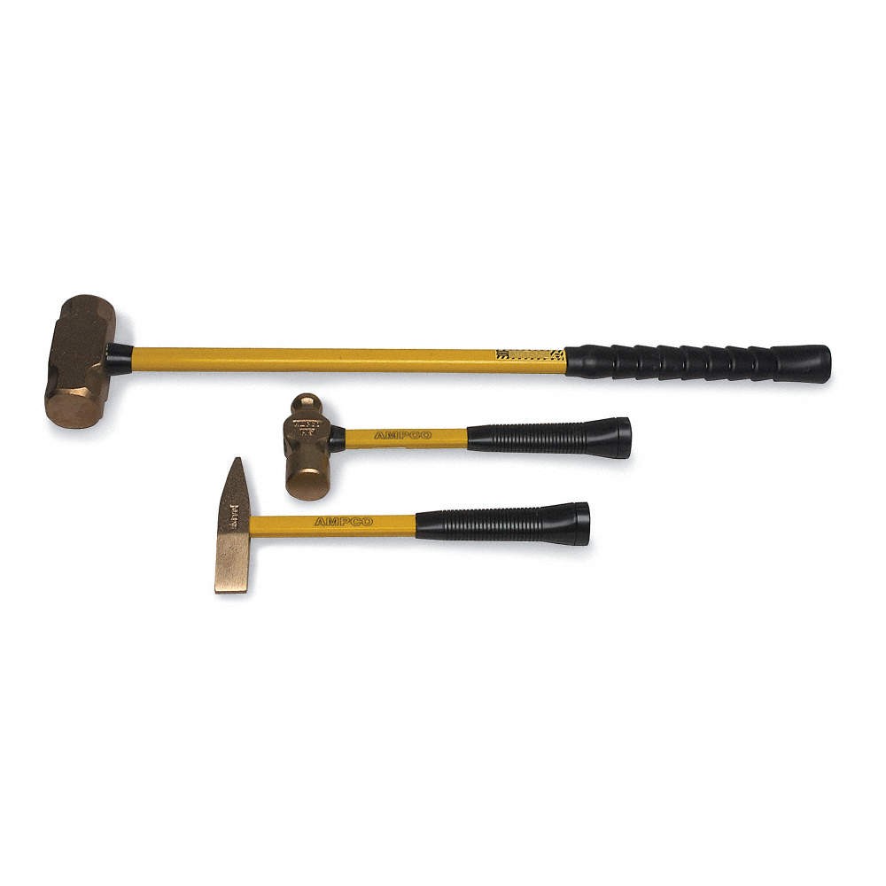 AMPCO H-OOFG Ball Pein Hammer,Nonsparking,4 oz 9DZ45