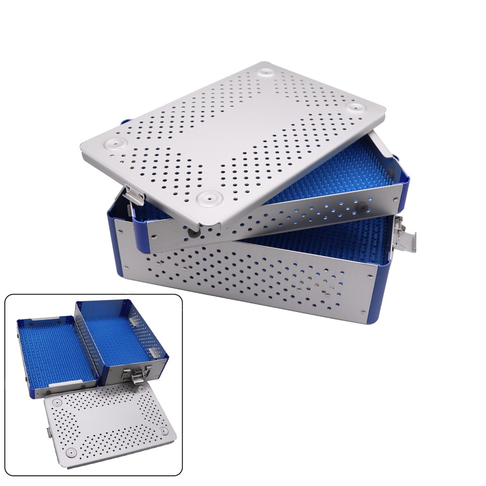 Universal/General instrument tray for sterilization/storage 300*200*90mm,Lot of2