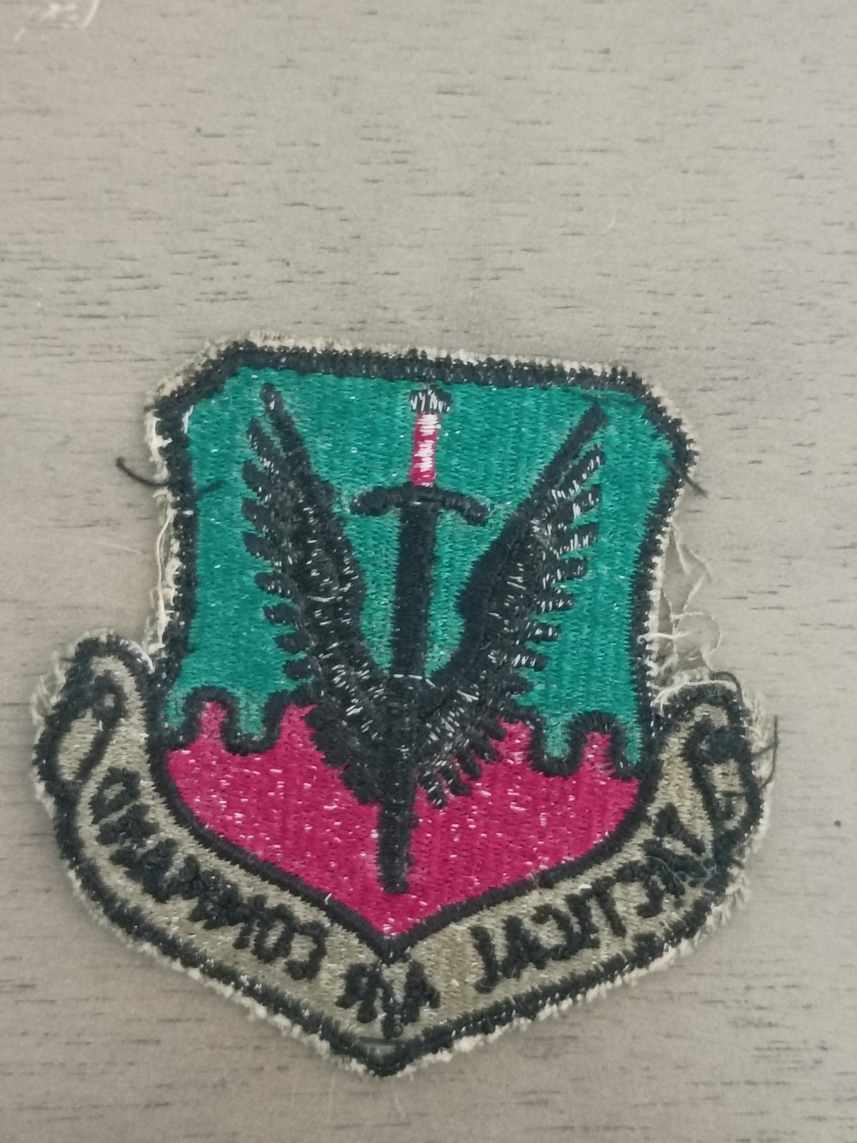 USAF Tactical Air Command TAC Patch Green Black Variant Vietnam Era