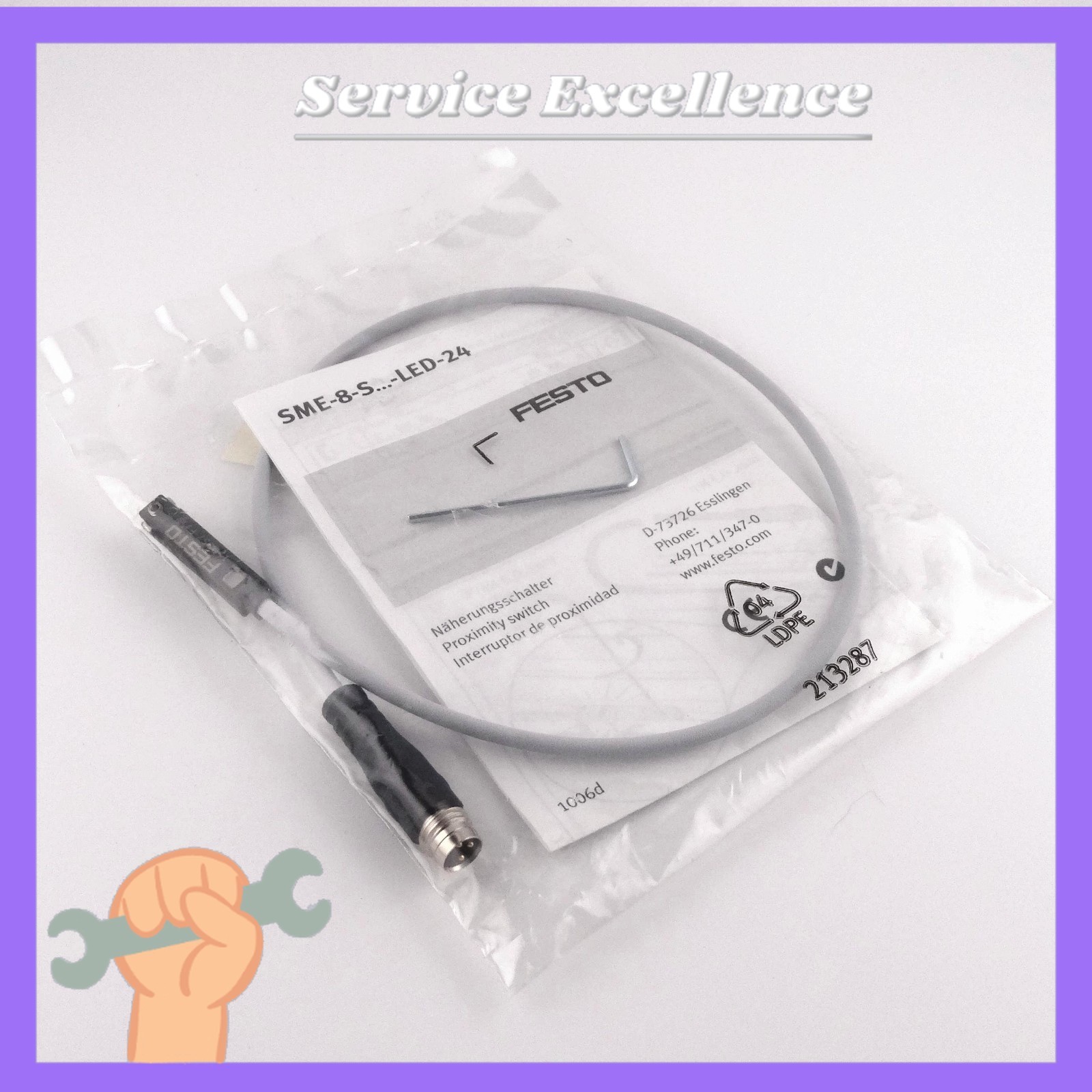 SME-8-S-LED-24 FESTO Proximity Sensor Brand New SME8SLED24 150857 Fast Shipping
