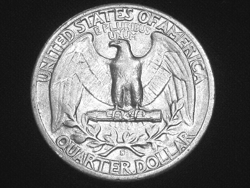 1942-S Washington Quarter --- Almost Uncirculated