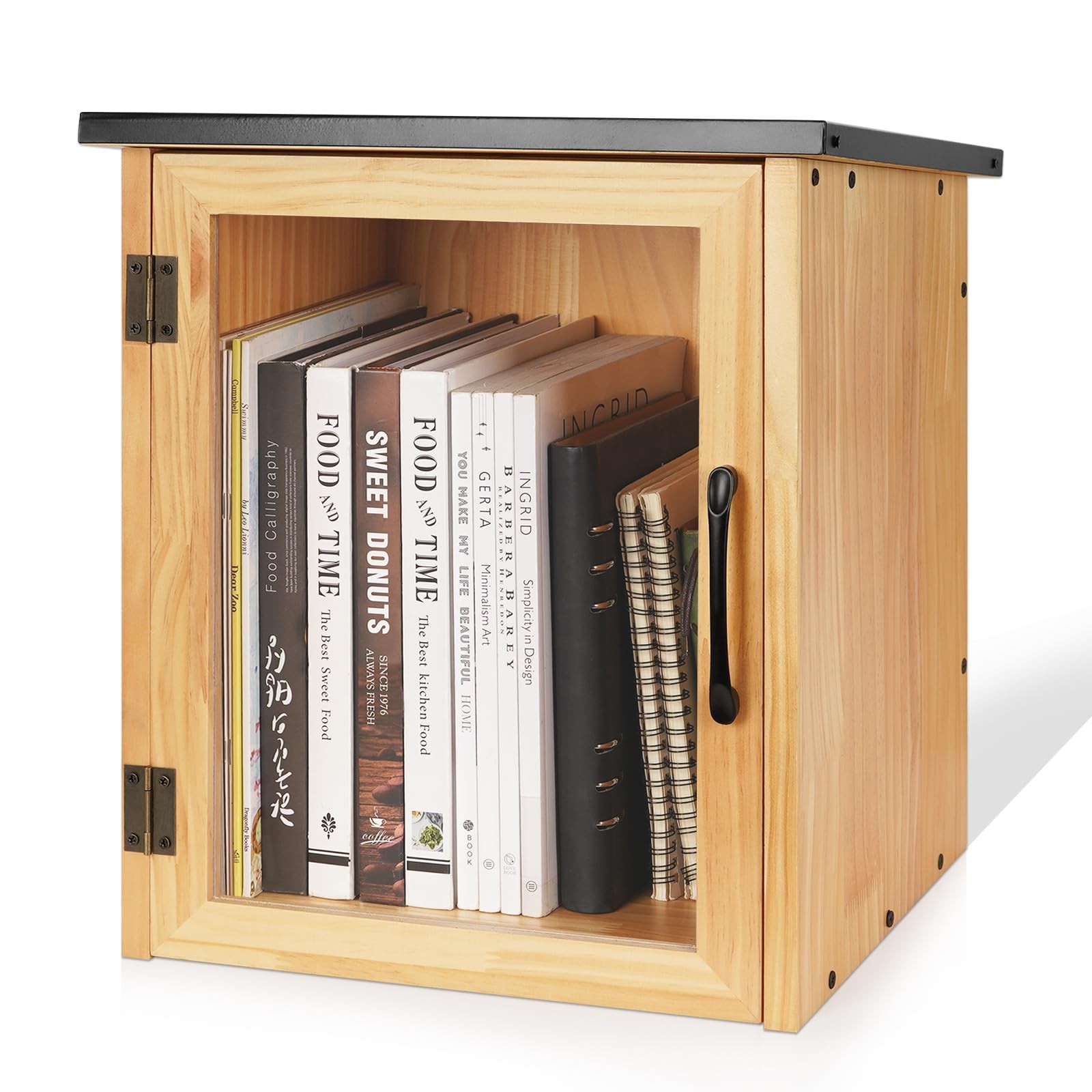 Outdoor Library Outdoor Book Box Storage Small Wooden Cabinet Little Literatu...
