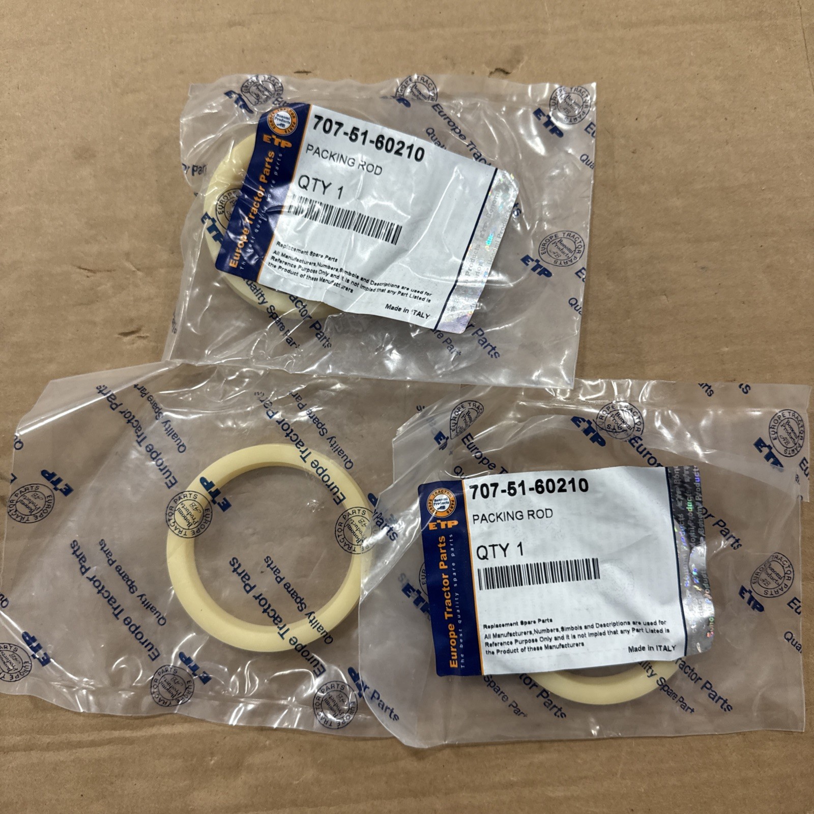 707-51-90110 PACKING Suitable For Komatsu Shipping (3 Pcs)