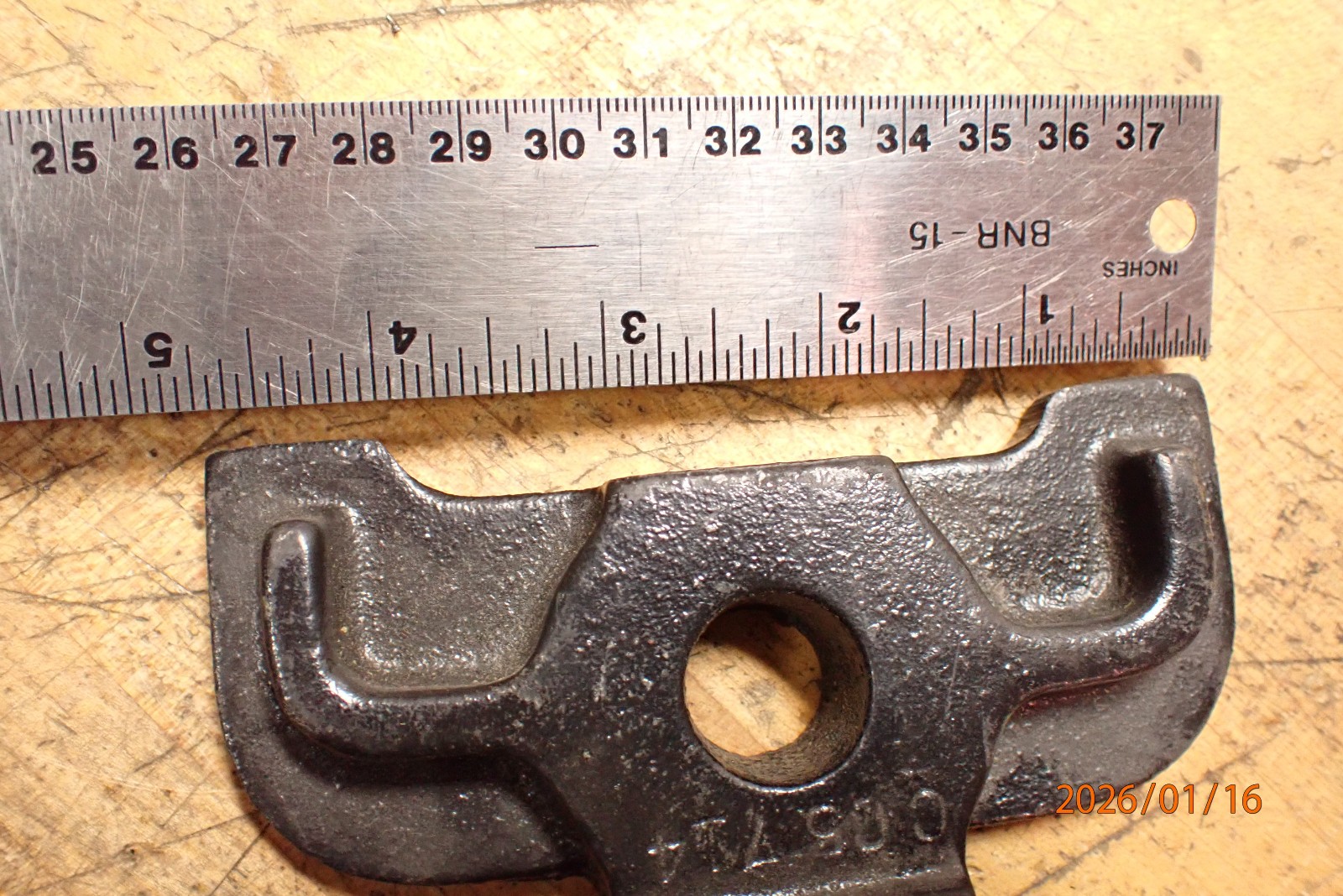 OLDER O.S. WALKER MAGNETIC CHUCK HOLD DOWN CLAMP FINGER CASTING