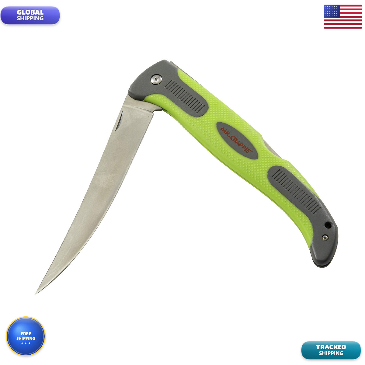 Smith'S Smiths 51259 Mr. Crappie 6 Folding Flex Fillet Steel Locking Fillet Tpe
