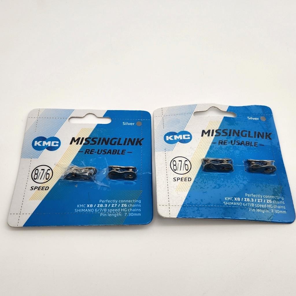 Four 4 Pack KMC 8/7/6-Speed Missinglink Bike Chain Missing Links OPEN PACKAGE