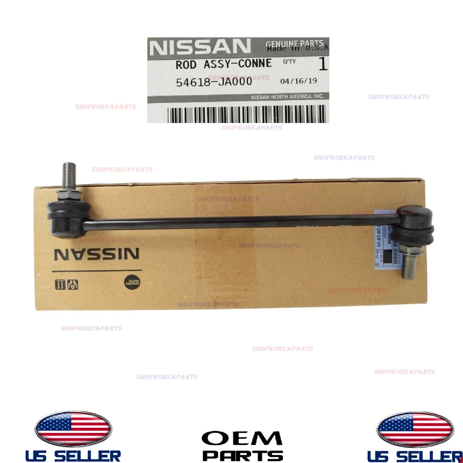 Genuine OEM Front RIGHT Passenger Side Stabilizer Link 2007-2013 Nissan Altima