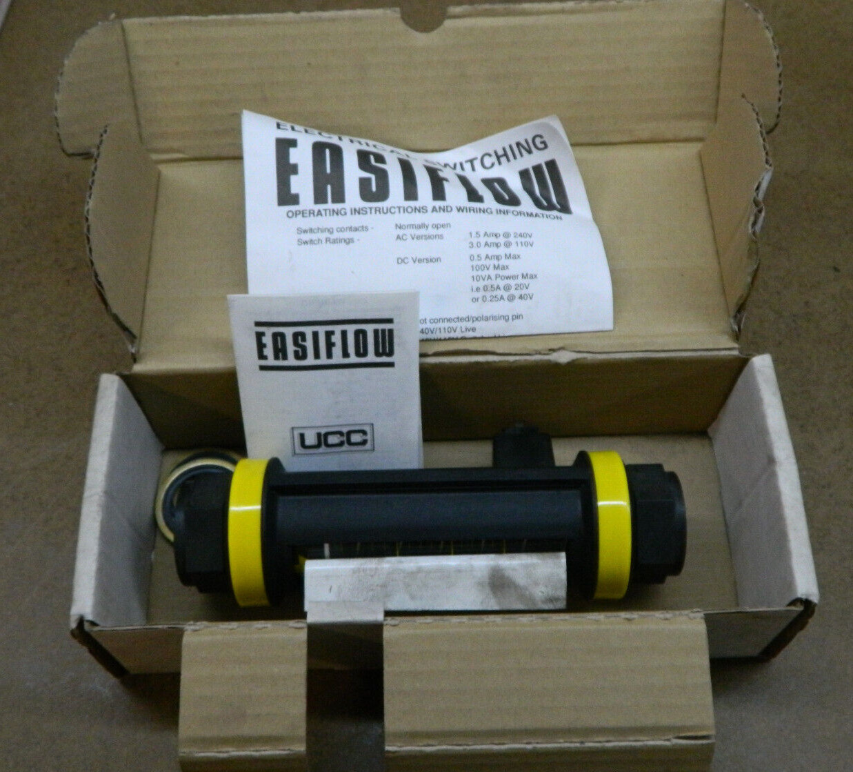 1x Parker Easiflow Liquid Flow Meter EF. 7731110228