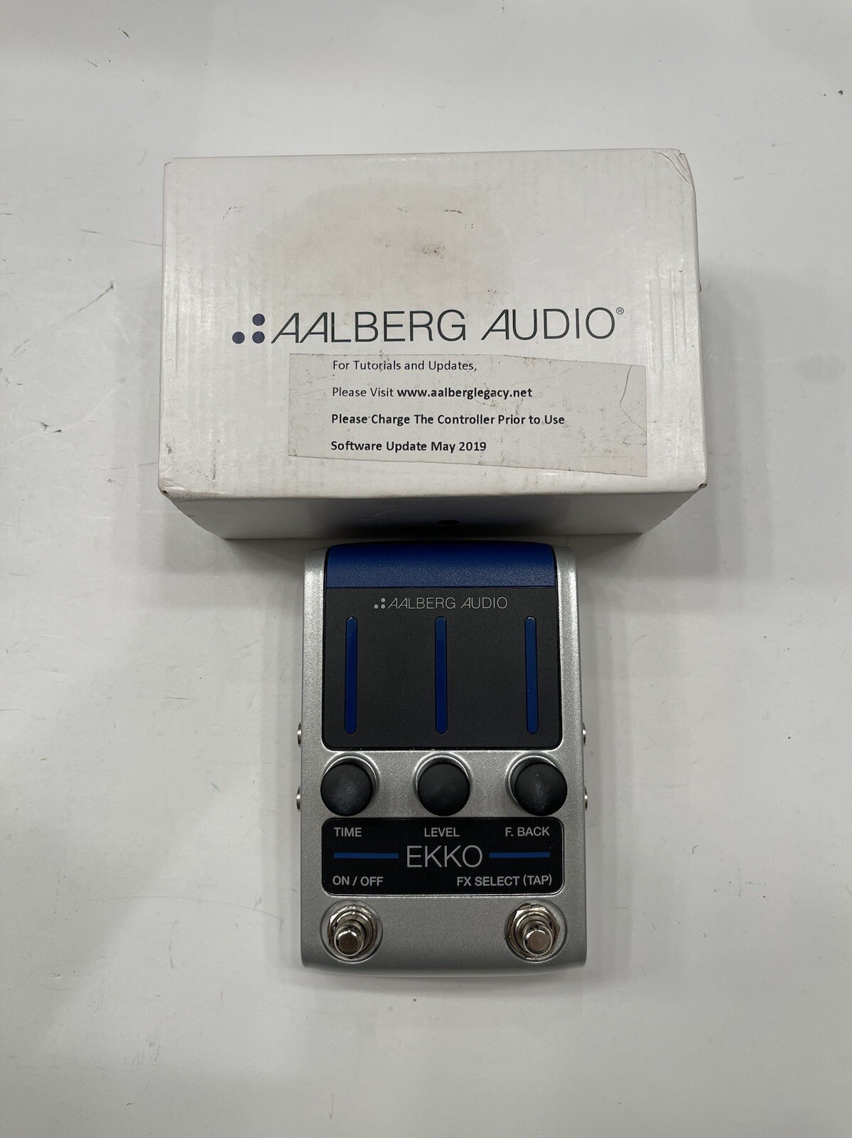 Aalberg Audio EK-1 Ekko Delay Echo Guitar Effect Pedal + Original Box