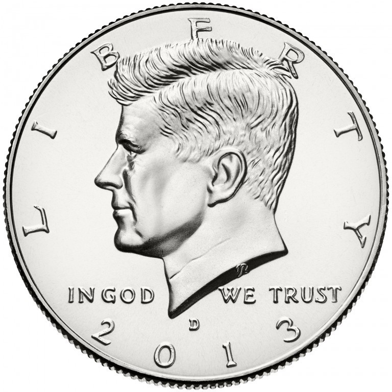 2013 D President Kennedy Half Dollar Fifty Cent United Sates Mint Coin Money
