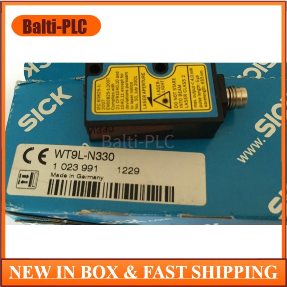 NEW SICK WT9L-N330 PLC PHOTOELECTRIC PROXIMITY SWITCH, NPN M8 60MM FOCUS
