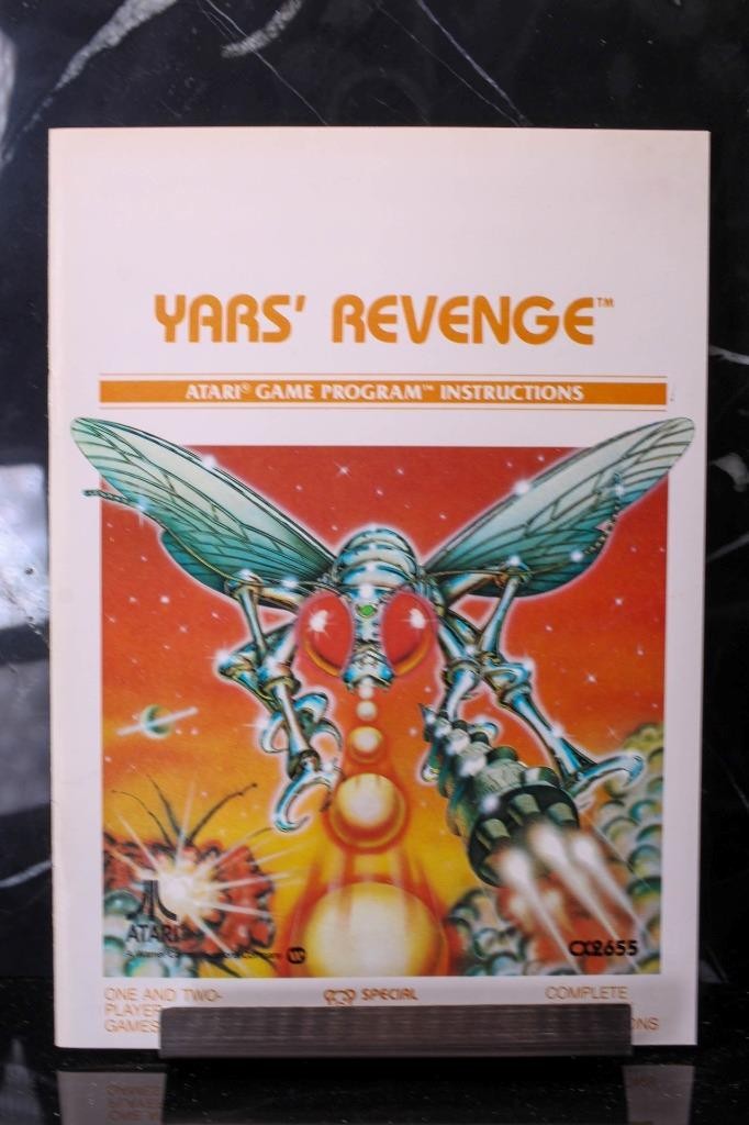 NO GAME- Yars' Revenge COVER ART FOR CASE ONLY! ATARI 2600
