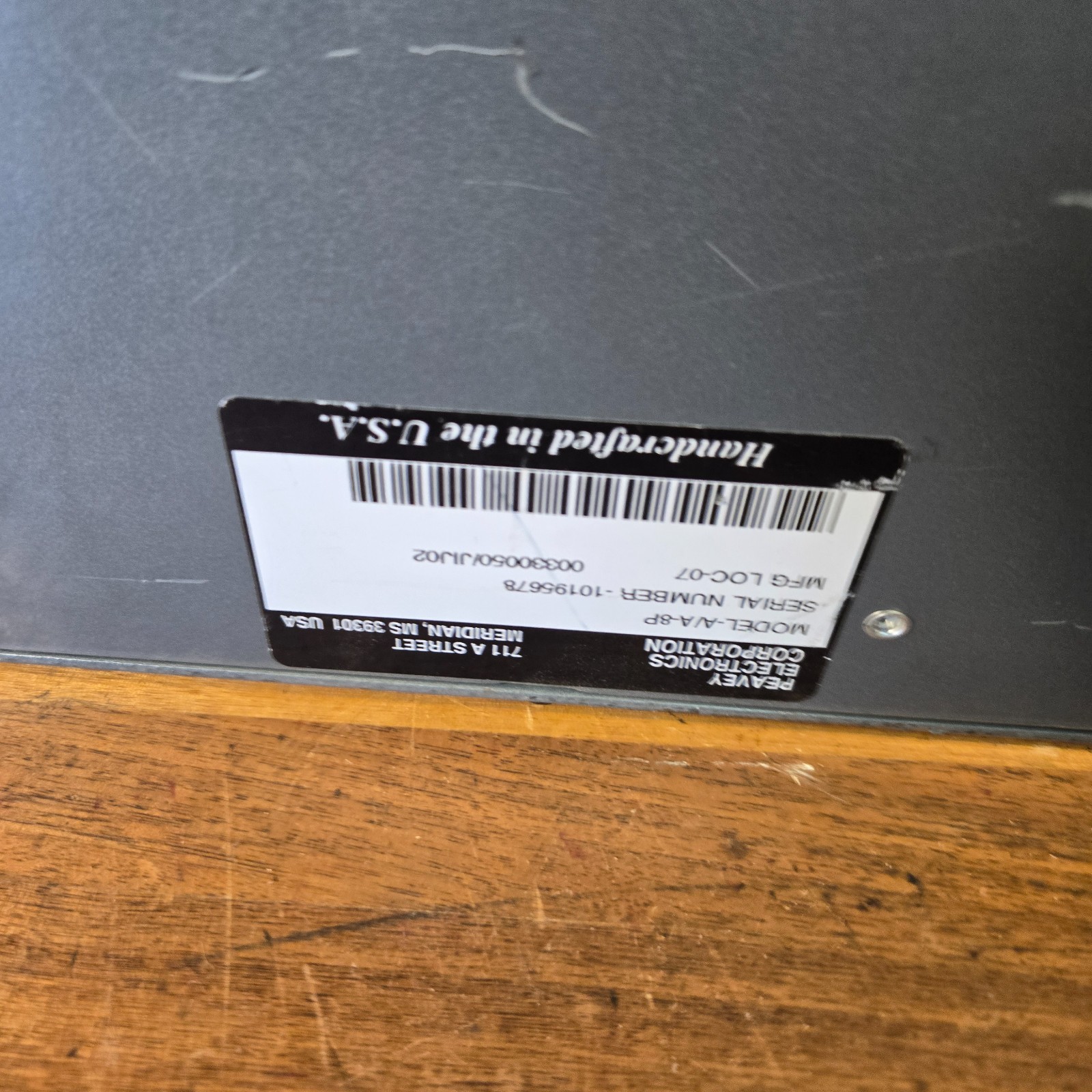 Peavey A/A - 8P ~ Eight Channel Preamp Architectural Acoustics