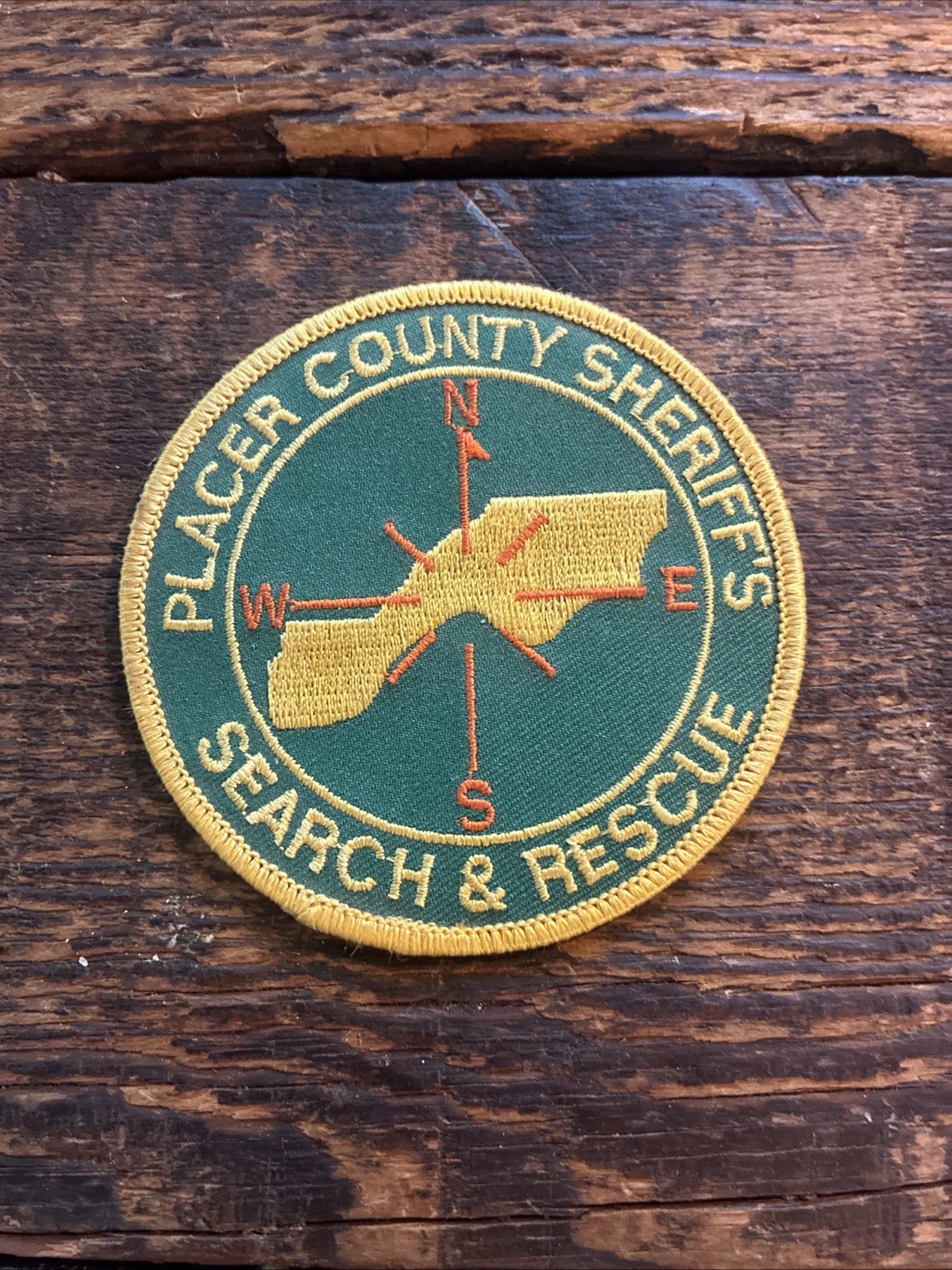 SCARCE Placer County SHERIFF’S SEARCH & RESCUE Uni patch auburn colfax truckee