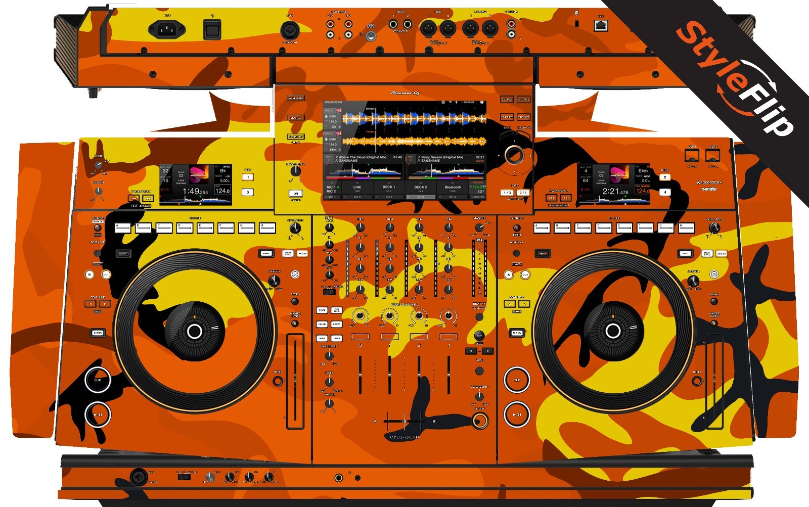 Pioneer Opus-Quad Skin | Orange Camo | Protective Decal | StyleFlip Skins