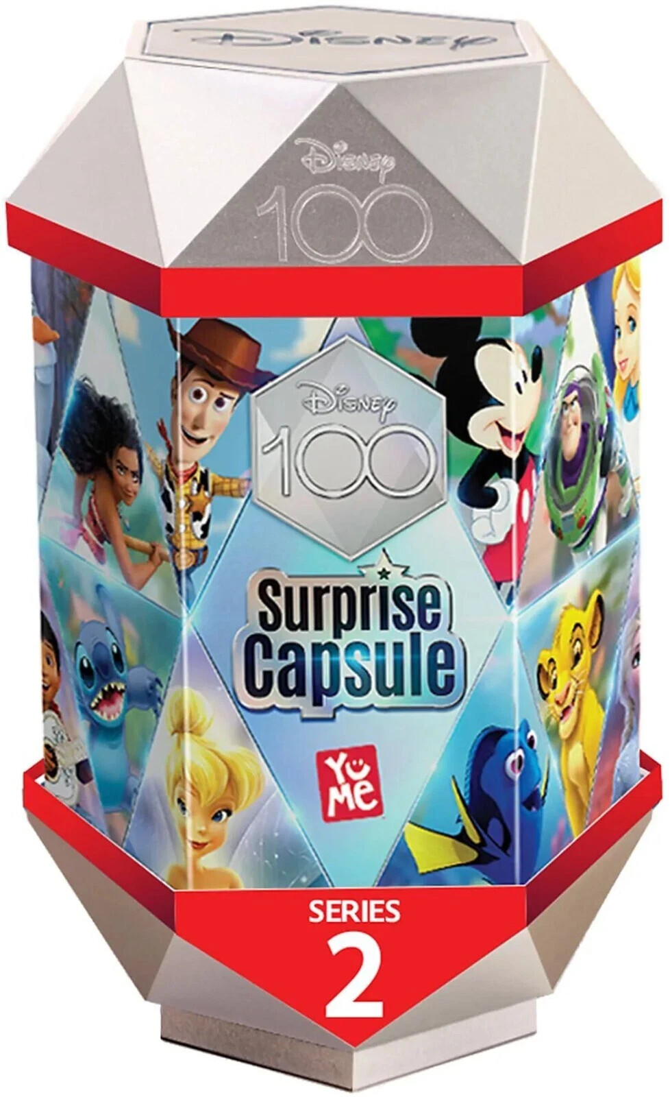 YuMe Official Disney 100 Surprise Mystery Capsule Series 2 (One Capsule) New