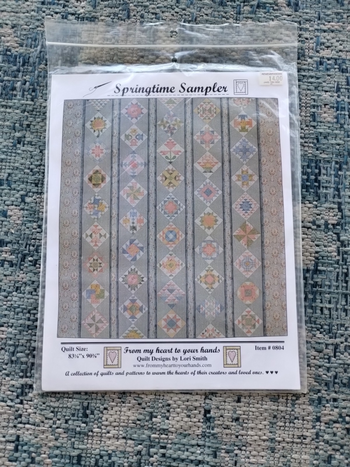 2004 Springtime Sampler By Lori Smith #0804 From My Heart To Your Hands