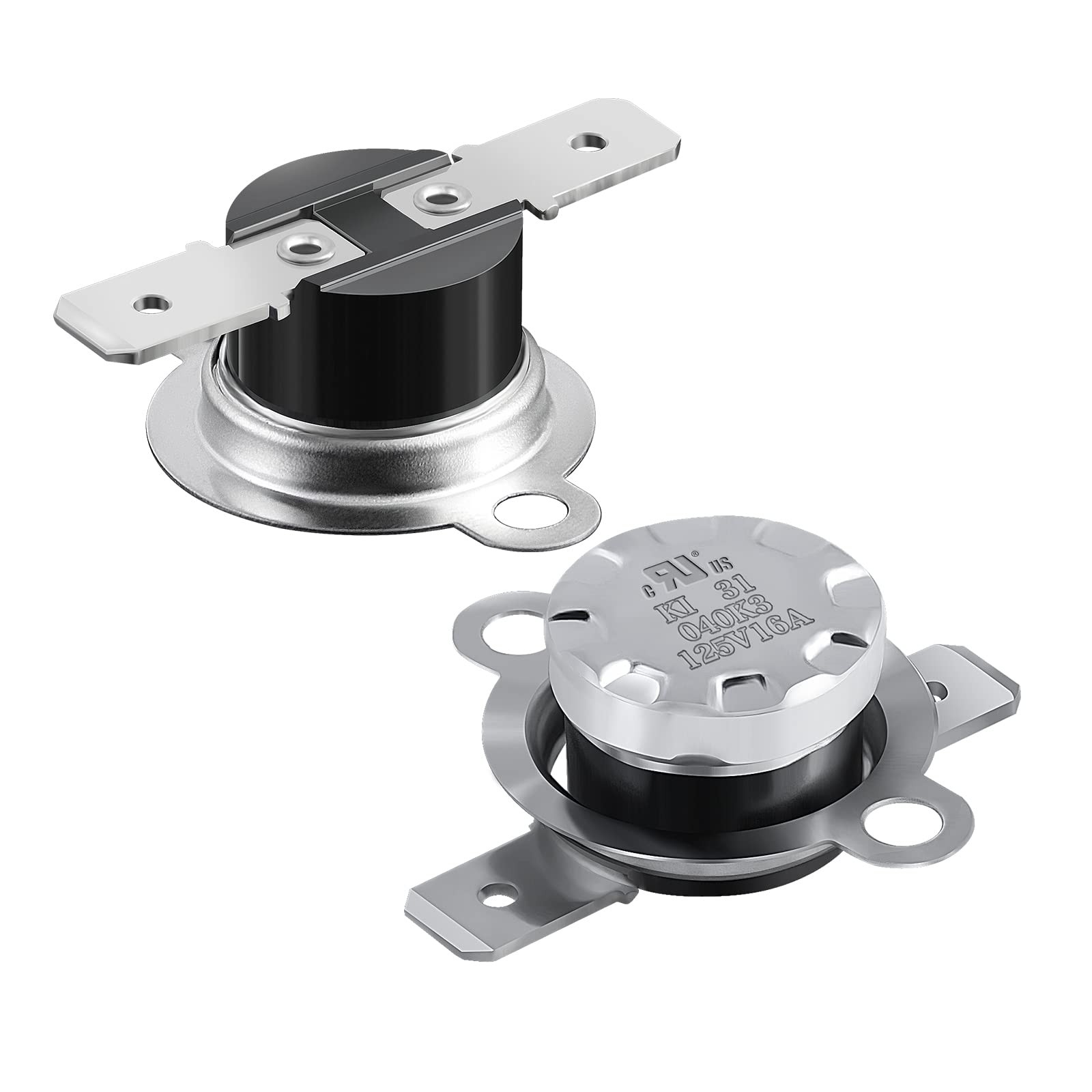 Awozkcd UL/CUL KSD301 Shutoff Thermostat,40°C/104°F On and 40°C/104°F, Black